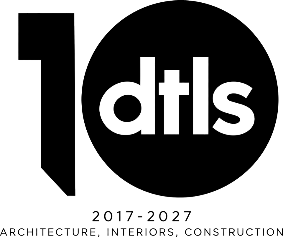 dtls 10 years logo: 2017–2027, architecture, interiors, construction